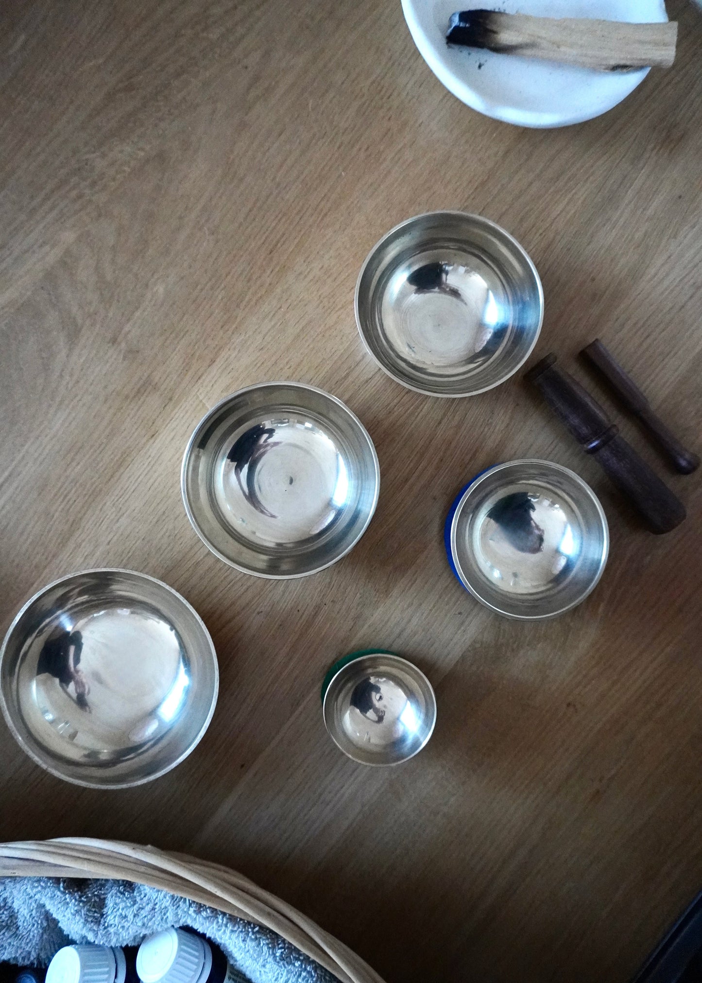 Mini Musical Singing Bowl Set